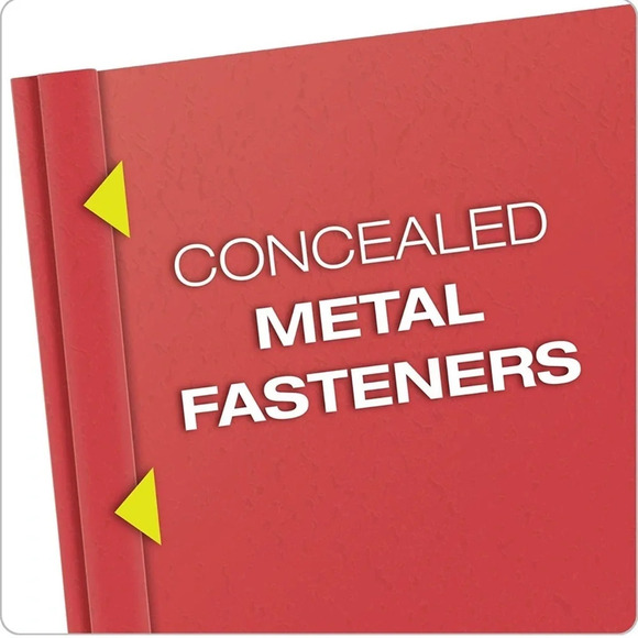 NWT Oxford Letter Size Clear Front Report Covers Red - Picture 5 of 9